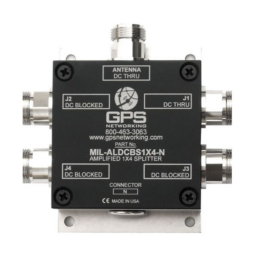 MIL-ALDCBS1x4 Military Grade GPS Splitter