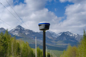 GNSS base station receiving UHF Radios